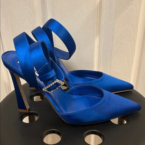 Steve Madden Satin Heels Size 8 - Picture 9 of 9